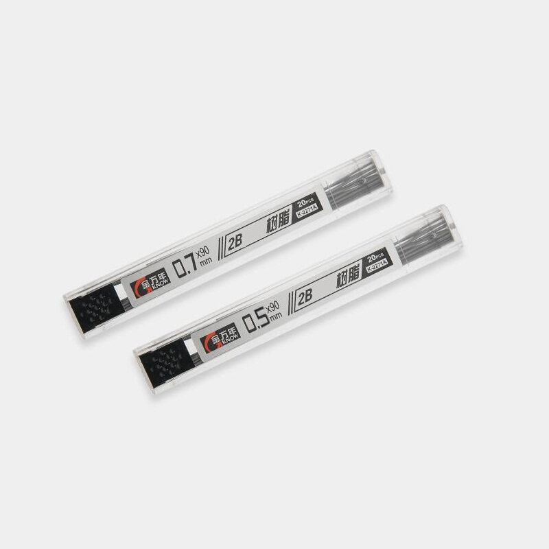 [4개 팩] JINWANNIAN 2271 0.5MM 0.7MM 자동 심 2B 이동식 심 자동 연필심