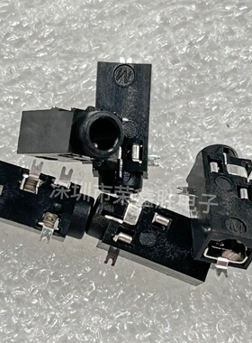 PJ-218音频接口2.5耳机插座4脚贴片耐温smt口径2.5mm插口母座现货