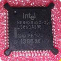 嵌入式微处理器NG80386SX-25 INTEL QFP100进口现货 电子配件芯片