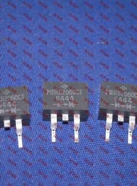 肖特基整流器MBRB2060CT B2060 ON  20A60V TO263进口原装二极管