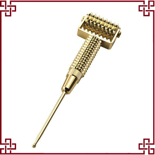 韩式耳针金属穴位按摩针耳穴弹簧探笔穴位面部滚嘴唇去死皮皮外针