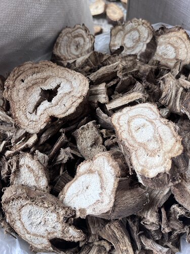 江西横峰葛之乡深山野生20年老葛根葛凉茶手工切片散装500克