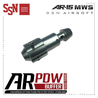 【JMT 拖心短Buffer】SSN 姐妹团 CNC 激光儿童 AR15 玩具 SI PDW