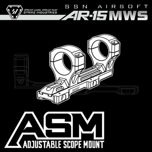 【SI ASM速瞄支架】新品预告m4 竞技 AR15玩具模型 升级配件