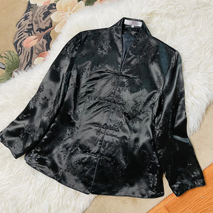 唐装女珍藏版！夹袄小码！立领礼服 织锦缎提花 一字盘扣中式外套