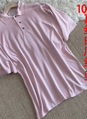 白厂丝100桑蚕丝短袖T恤男士夏季翻领大码真丝薄款半袖POLO衫潮