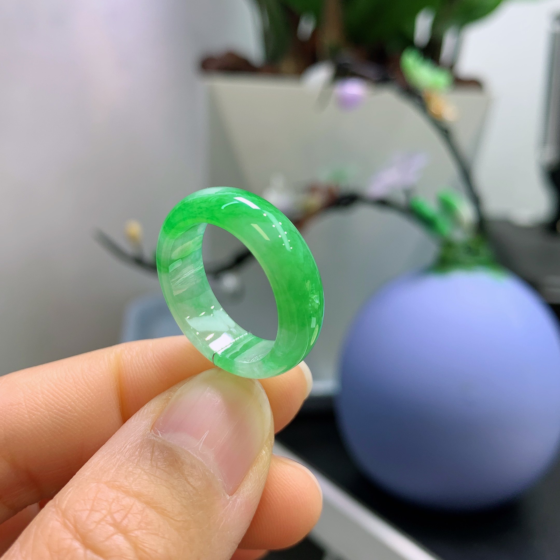 16圈口缅甸天然翡翠A货冰飘阳绿戒指A126#,珠宝/钻石/翡翠,戒指/指环,淘宝优惠券,粉丝福利购,淘宝优惠卷