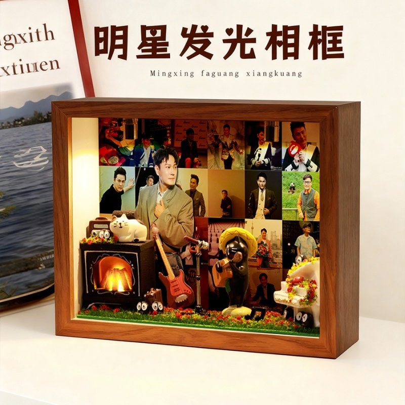 从开始到现在相框锁着回忆