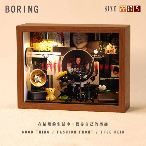 陈奕迅侧影，相框成诗