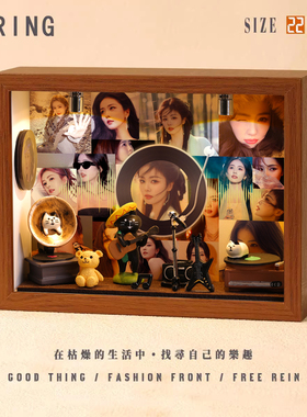 白鹿周边音乐专辑相框创意桌面礼物造景摆件生日礼品送男生女生