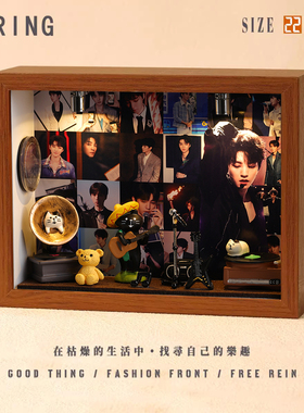 王俊凯周边音乐专辑相框创意桌面礼物造景摆件生日礼品送男生女生