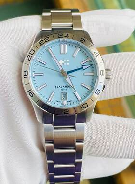 Christopher Ward GMT双时区夜光瑞士自动机械表防水39男手表 C63