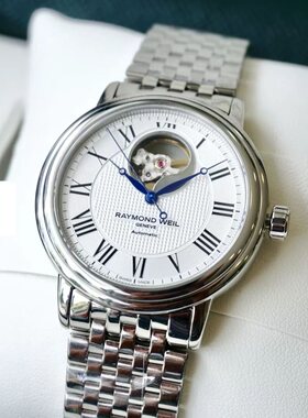 Raymond Weil雷蒙威 镂空超薄瑞士自动机械男手表 2827-ST-00659
