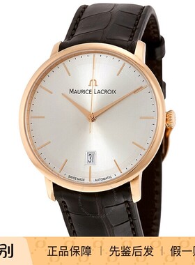 MAURICE LACROIX 艾美表 典雅18K玫瑰金瑞士自动机械男手表LC6007