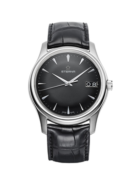 ETERNA绮年华 自产机芯大日历瑞士自动机械经典商务男士手表 7630