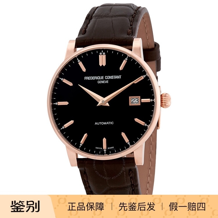 18K玫瑰金瑞士自动机械超薄实金