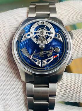 ChristopherWard 自鸣闹表钛合金瑞士自动机械商务休闲男士手表