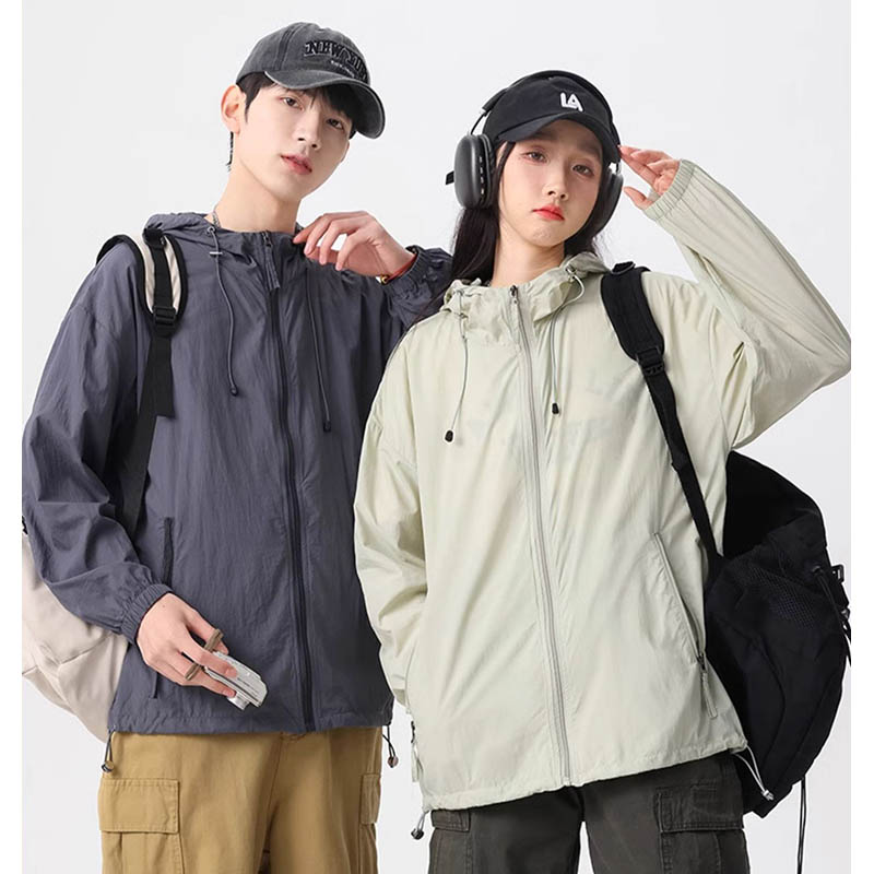 VIISHOW防晒衣男2024年夏季速干防紫外线轻薄户外防风皮肤衣外套