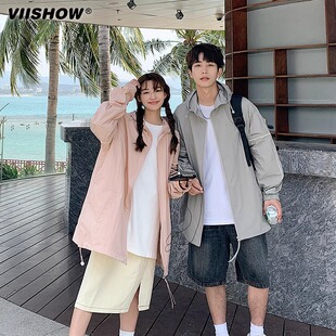 VIISHOW夏季轻薄防晒衣男2024透气bf防晒服外套防紫外线宽松上衣