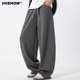 男夏运动潮牌宽松休闲阔腿长裤 弯刀卫裤 子 重磅时尚 VIISHOW美式