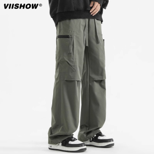 松弛感穿搭防泼水冲锋裤 休闲裤 男冬季 伞兵裤 工装 VIISHOW2026冬季