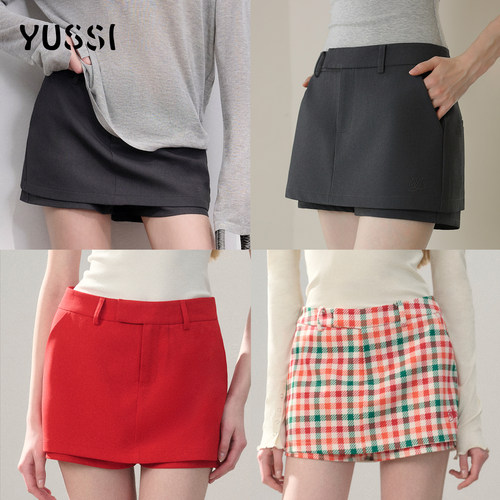 YUSSI气质西装短裤半身裙