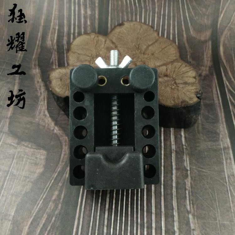 打火机固定 维修夹座 文玩雕刻夹座  黑胶座家用维修组合