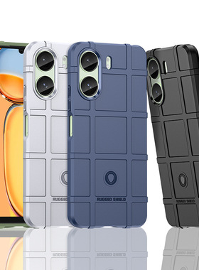for Redmi 13C Case Shield Anti Fall 适用红米13C手机壳Poco C65保护套软硅胶护盾加厚纯色全包磨砂