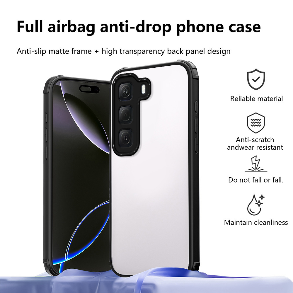 for infinix Hot50 Pro+ Case 适用传音Infinix HOT60PRO四角护盾手机壳Smart10防摔套itel S25Ultra