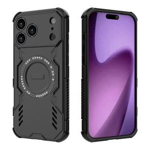for iPhone 17 16 Pro Max Case Magnetic 适用iPhone17ProMax蝶甲磁吸手机壳苹果16Pro散热15防摔保护套