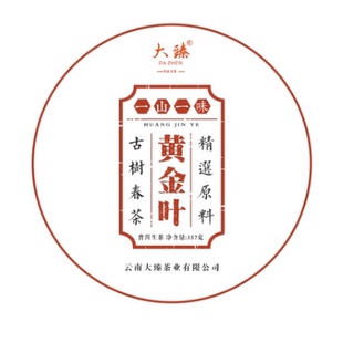 正气塘古树.寨冰岛黄金叶】大臻普洱茶2020冰岛357g饱满有韵