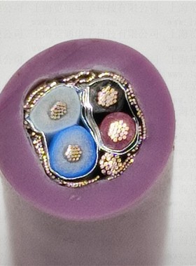 5芯紫色DevicNet总线电缆dnet通讯屏蔽双绞线1*2*awg24+1*2*awg22
