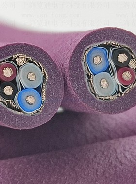 deviceBus通讯线缆_devicenet总线电缆_DN5芯拖链柔性屏蔽线细缆