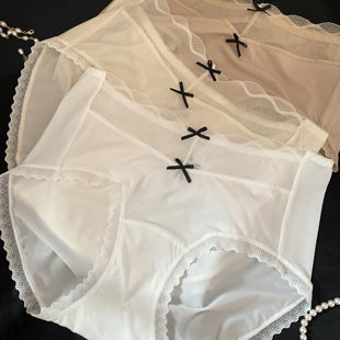 女 三角裤 美翻了轻薄少女冰丝内裤 2026裸感高弹加长裆抑菌裆奶皮裤