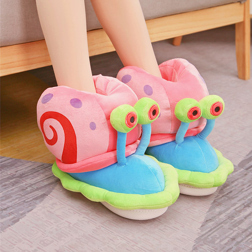 包跟棉鞋卡通可外穿可爱保暖