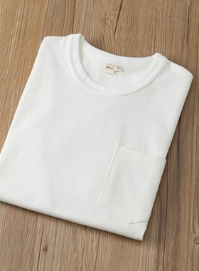 清仓处理不退换，宽松廓形短袖重磅330g纯棉白色打底宽松落肩