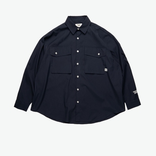 现货 SERVING YOUR NEEDS /Needs Pocket Shirt 口袋宽松长袖衬衫