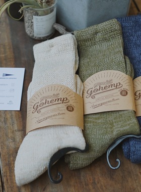 Anonymous Ism 日本制 棉麻混纺日系长袜16792100