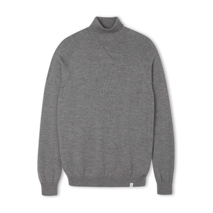 现货 英国制Peregrine 美利奴羊毛超柔软BEAUFORD 马球领高领毛衣