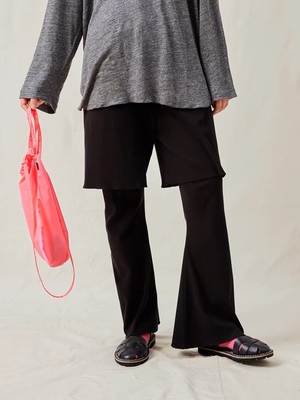 caicaicai两件套强捻棉打底裤