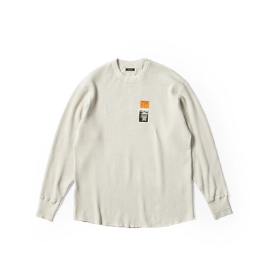 现货 REMOCREVO Heavy Waffle L/S Crewneck重磅美棉华夫格卫衣