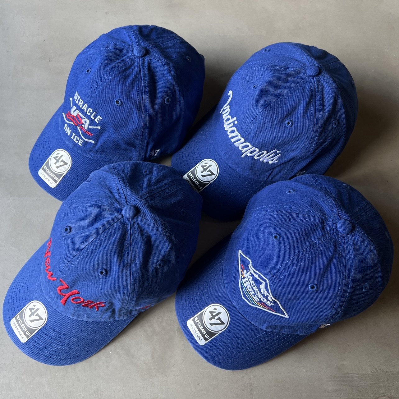 鸭舌帽47brand多色刺绣