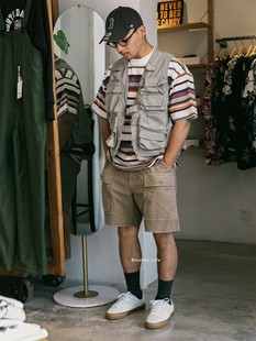 VEST CE. HUNTING 22SS日系机能多口袋钓鱼马甲 PIGMENT 现货