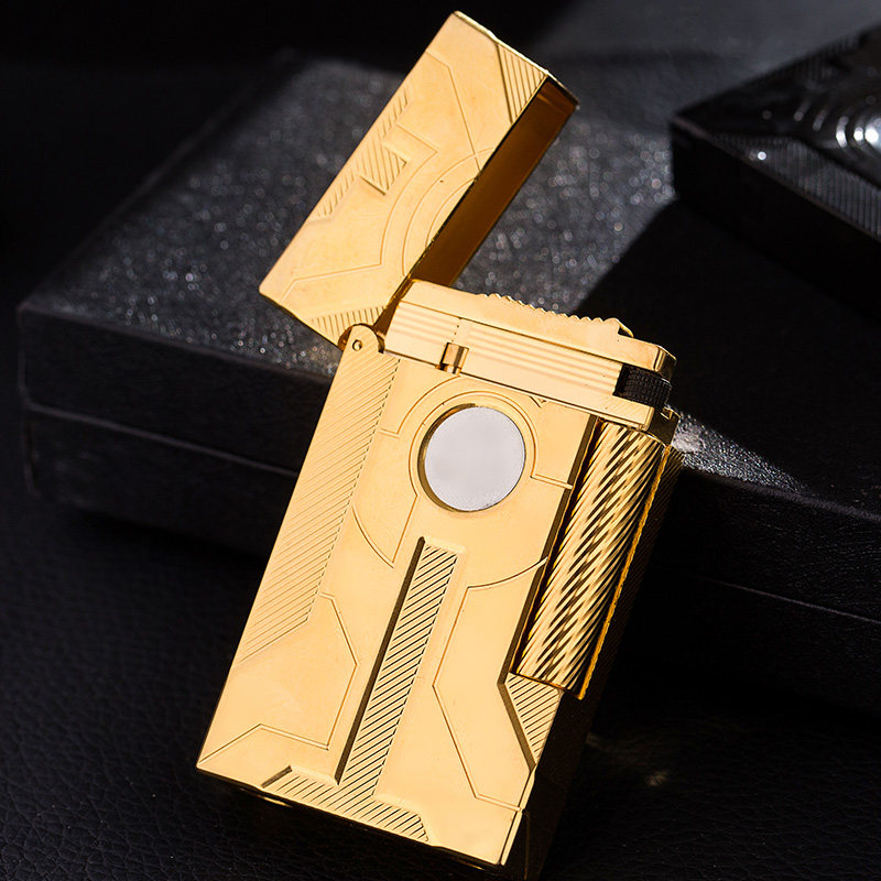 calories卡路朗声打火机充气个性创意定制钢侠铜朗声机送礼