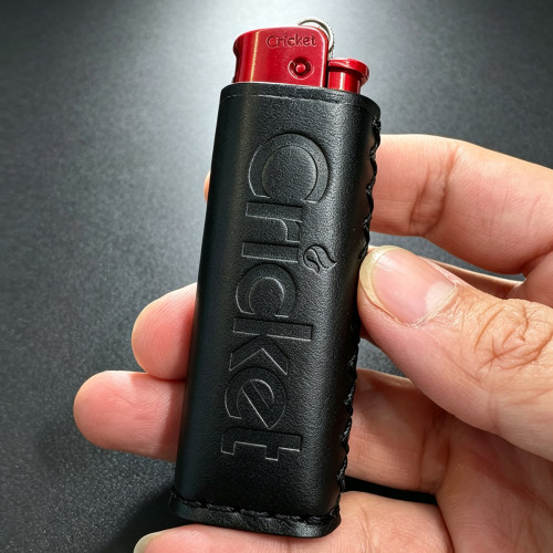 草蜢直冲机专用真皮皮套