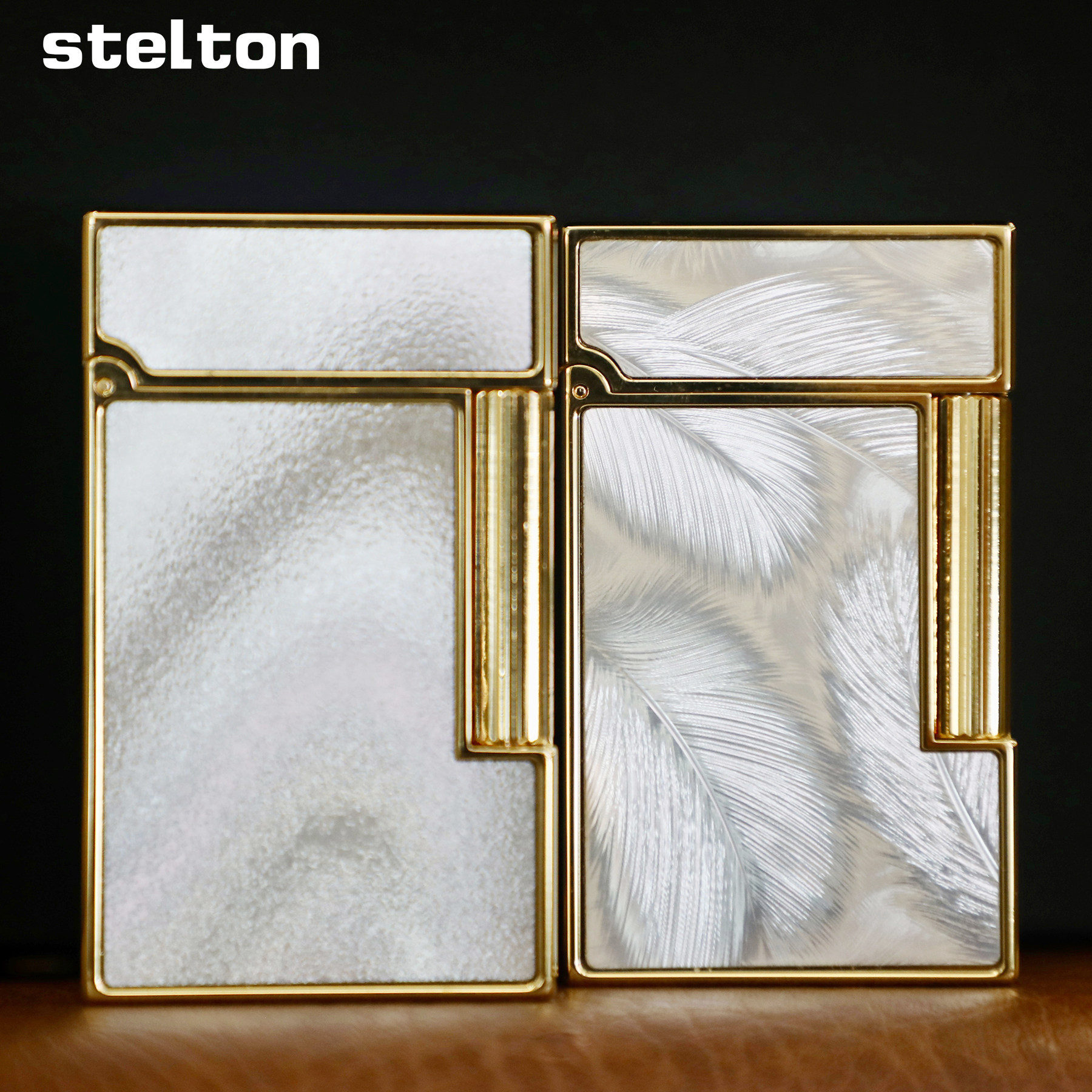Stelton斯特腾朗声充气打火机上下镶嵌梦幻幻境创意个性高档送礼