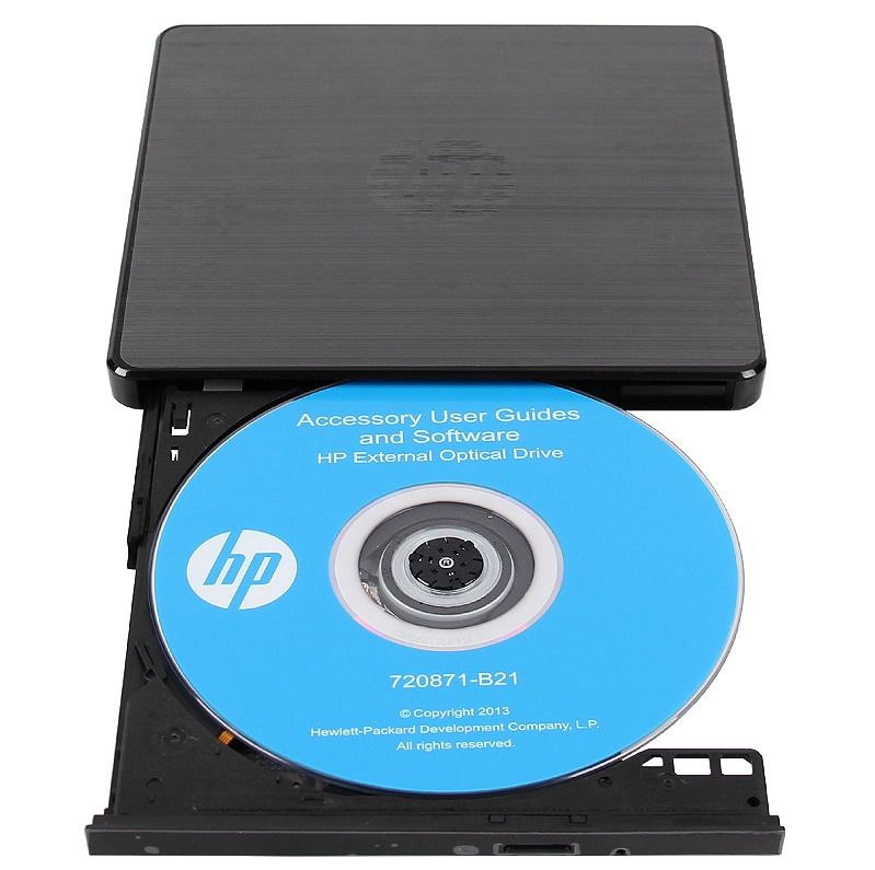 HP|HP 노트북 데스크탑 컴퓨터 모바일 USB 외부 DVD-R|W 모바일 굽기 광학 드라이브 F2B56AA