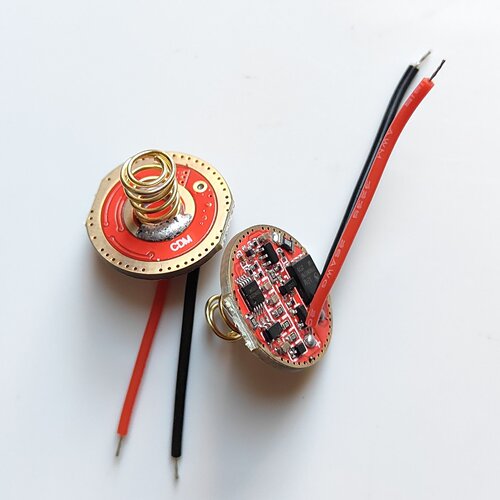 手电筒驱动板8A电路板20MM5档记忆温控30W驱动单锂电驱动