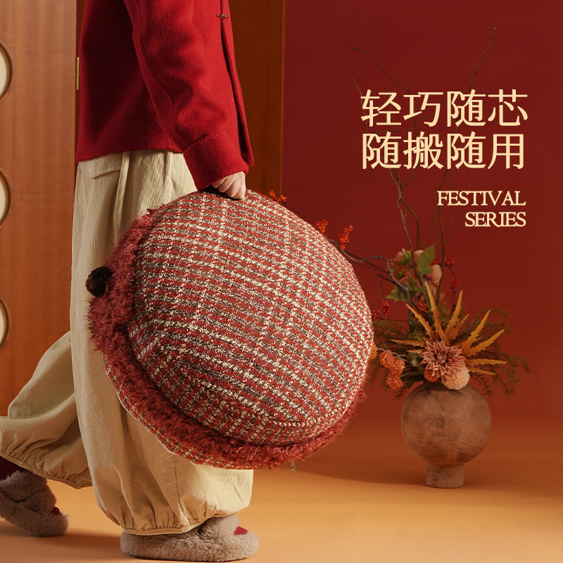 坐墩蒲团新年沙发客厅复古