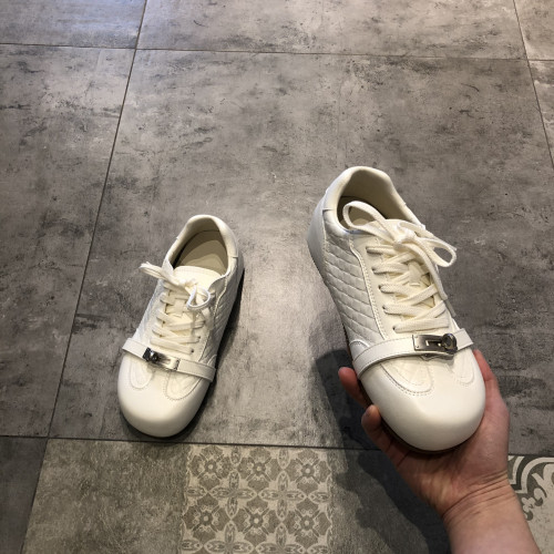 舒适百搭真皮内增高休闲鞋小白鞋